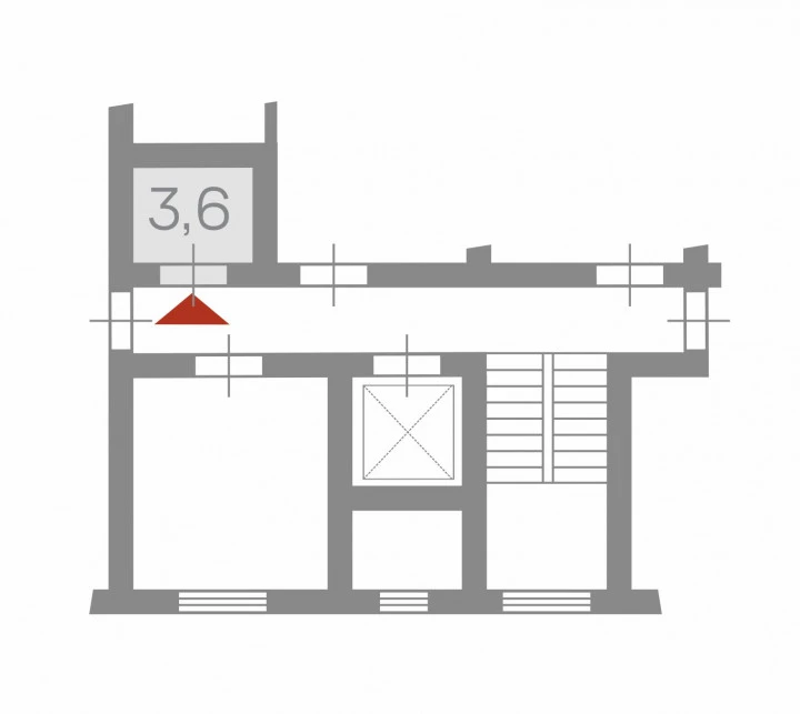Помещение 3,6 кв.м